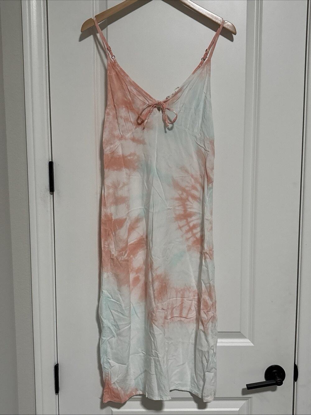 Roxy Lady Winter Midi Dress lightweight sleeveless slip dress Size Small